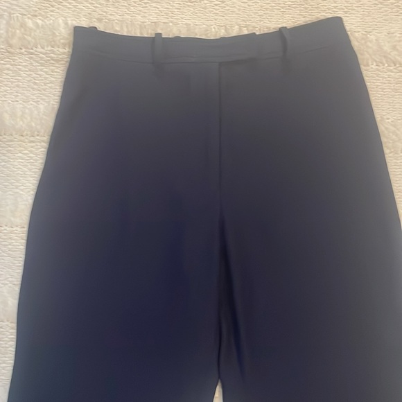Ann Taylor dress pants belt loops high waisted flare navy blue women’s size 6 - Picture 2 of 8